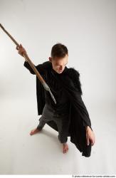 Claudio BLACK WATCH STANDING POSE WITH SPEAR